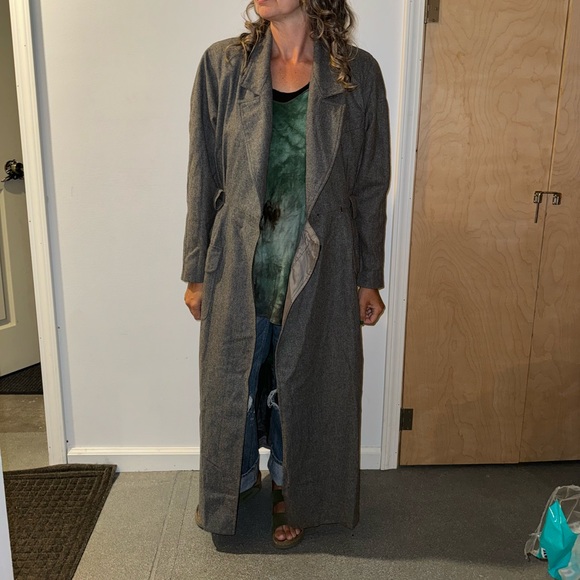 Vintage Anne Klein wool trench coat - Picture 7 of 9